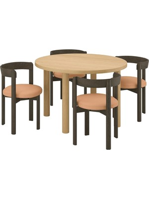 IKEA Meşe Zarif Yemek Masası - Yemek Masası Takımı