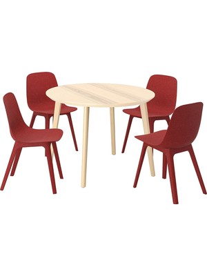 IKEA Beyaz Sağlam Yemek Masası - Mutfak Masası Takımı