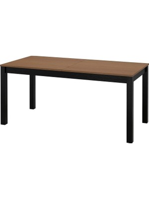 IKEA Siyah Modern Yemek Masası - Açılır Yemek Masası