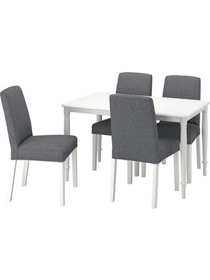 IKEA Beyaz Modern Yemek Masası - Mutfak Masası Takımı
