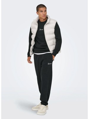 Only & Sons Rahat Siyah Erkek Eşofman Altı Onsceres Skı Rlx Sweat Pant Cs