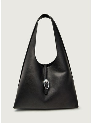 Hugo %60 Polyester, %20 Geri Dönüştürülmüş Poliüretan, %20 Poliüretan Siyah Kadın Omuz Çantası 50558280