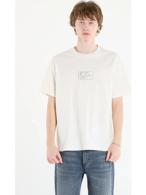 Vans VN000RAPC9F1 Blocked Box Loose Ss Beyaz Yuvarlak Yaka Normal Düz Erkek T-Shirt