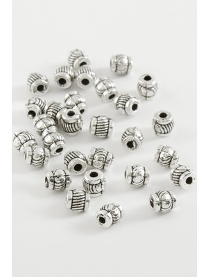 Zero Land Hnrlishp Silindir Tesbih Ara Atı 50 Gram-Gümüş Rengi