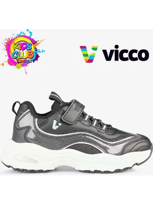 Vicco Hack D-Lites Ortopedik Çocuk Spor Ayakkabı Siyah