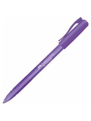 Faber-Castell Mor Renkli Tükenmez Kalem 10'Lu Suya Dayanıklı Özellikte