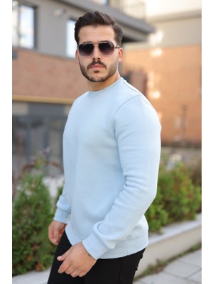 Bi Baksana Erkek Üç Iplik Şardonlu Sweatshirt