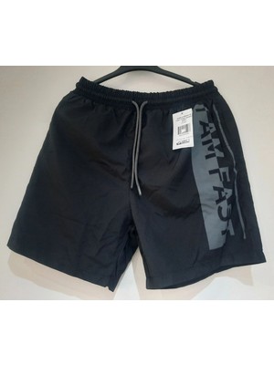 Damla Erkek Yan Parça Desen Baskılı Deniz Şort