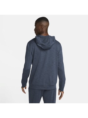 Nike Men's Yoga Dri-Fıt Full-Zip Jacket In Blue