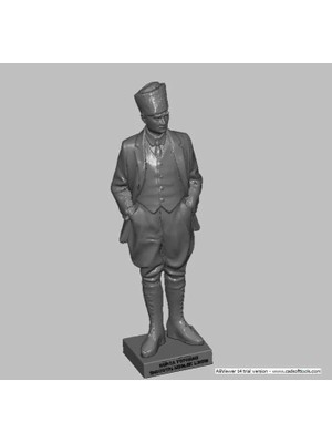 Moresun 3D Tasarım Atatürk Büst 15CM