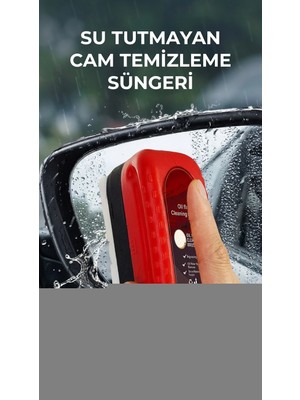 Moresun Buğz Su Iz Bırakmayan Araç Camı Temizleme Süngeri, Pratik Kullanım