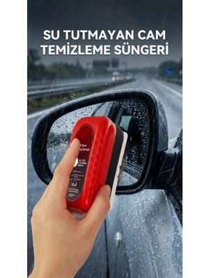 Moresun Buğz Su Tutmayan Araç Cam Temizlik Süngeri Pratik Kullanım