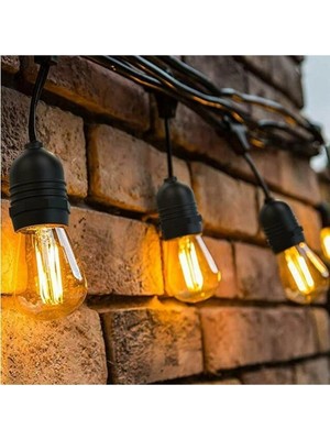 TE Dükkan Buğz 5m 10 Ampul LED Fişli Gün Işığı