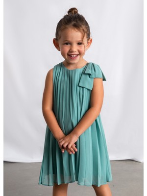 Mayoral 4-10 Yaş Arası Elbise - Yeşil