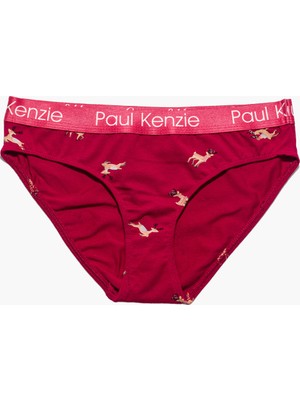 Paul Kenzie Christmas Collection - Kadın Slip Külot - Reindeer Kisses