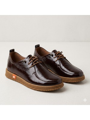 Kindep (Clavi) Içi Dışı Hakiki Deri Termo Kaymaz Taban Rahat Günlük Kadın Ayakkabı Kahve