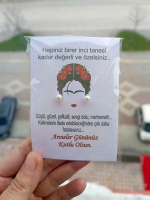20 Adet Kartlı Inci Küpe