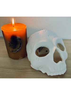 Alvo Store 3D Tasarım Kişiye Özel Tasarım Mask Ham Beyaz Renkte Gönderilir Boya Size Aittir