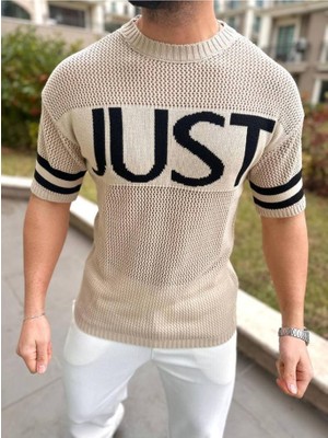 Elku Moda T-Shirt Nefes Alabilen Terletmez Salaş Pamuklu Fileli Tişört Oversize Tshirt Sıfır Kol Tişört