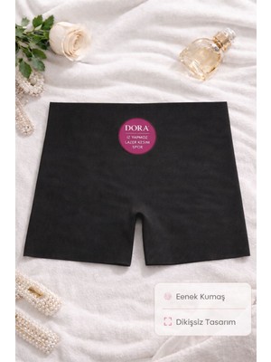 Dorya Lazer Kesim Dikişsiz Kadın Boxer - Iz Yapmaz Esnek Rahat Tasarım