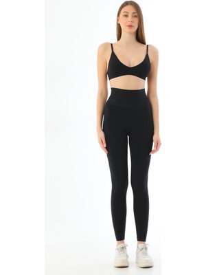 Emay Siyah Mı 3905 Yüksek Bel Toparlayıcı Tayt