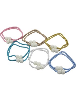 K-Yonlineticaretgo 2pcs Boncuk Toplu - Mıknatıslı Renkli Perde Ipi (5501)