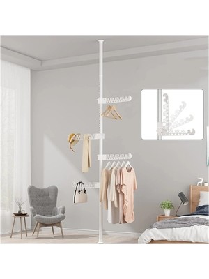 VeraGlobe Buğz Teleskopik Giysi ve Çamaşır Askısı