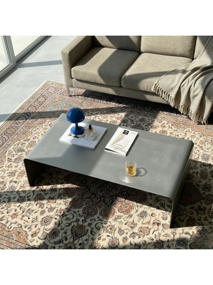 Modilab Modern Metal Orta Sehpa- Minimal Dikdörtgen Salon Sehpası