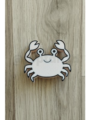 Yengeç Dolap Kulpu - 5'li Deniz Hayvanları Seti - Çocuk Odası Dolap Kulpları (1 Adet)