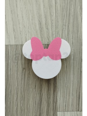 Minnie Mouse Dolap Kulpu - 4'lü Animasyon Seti - Çocuk Odası Dolap Kulpları (1 Adet)