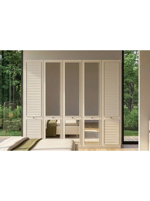 Doressa Hella 5 Kapılı 3 Aynalı  Gardırop