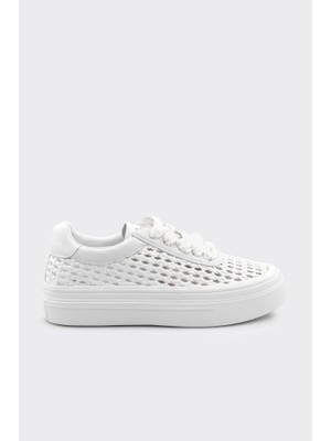 Derinet Örgü Desenli Kadın Sneaker
