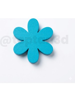 Çiçek Dolap Kulpu No1 - 6'lı Doğa Seti - Çocuk Odası Dolap Kulpları (1 Adet)