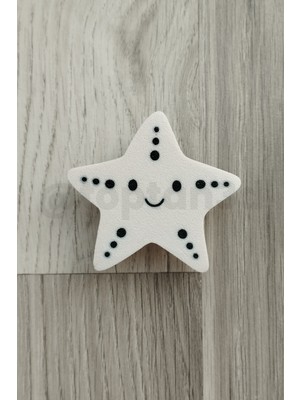 Deniz Yıldızı Dolap Kulpu - 5'li Deniz Hayvanları Seti - Çocuk Odası Dolap Kulpları (1 Adet)