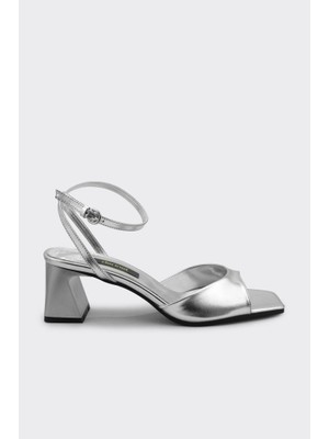 Derinet Bilekten Bantlı Tek Bantlı Kadın Abiye Ayakkabı