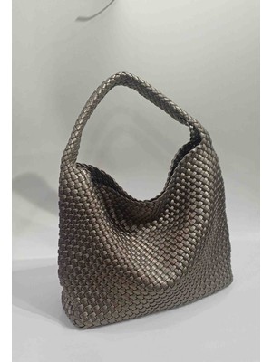 Tolino Botte Hakiki Örme.deri Byn Omuz Çantası