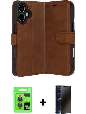 Cepte Toptan iPhone 17 Siluet Işık Serisi - Siyah 3D Antistatik Hayalet Cam Ekran Koruyucu + Gri Raze Metal Kamera Lens