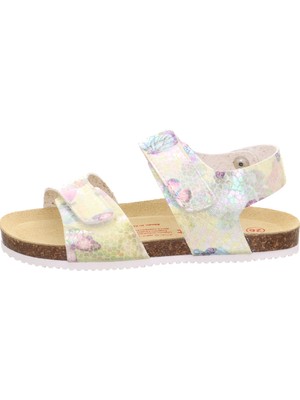 Superfit Bios Flex Kız Çocuk Mantar Tabanlı Sandalet - Sarı Hologram 000145-6000