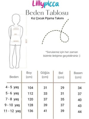 Lillypicca Kız Çocuk Kedi  Desenli Pamuklu Düğmeli Pijama Takımı Göz Bandı Dahil Takım