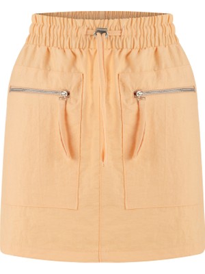 MUDO Fermuar Detaylı Mini Etek