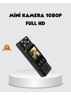 TeknoKapsül 180 Derece Dönebilen Mini Kamera Full Hd Tft Ekran Hareket Sensörlü