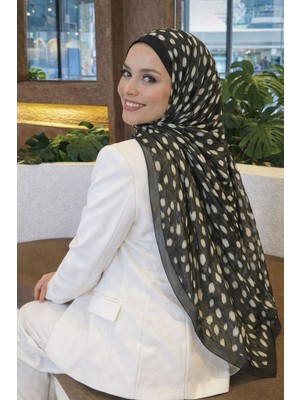 Revam Collection Ceylan Desen Pamuk Soft Şal Yeşil