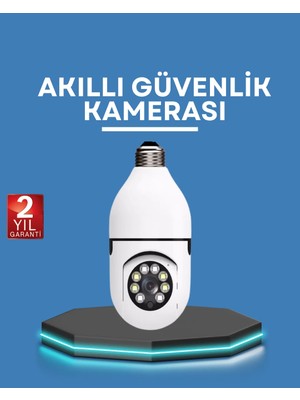 TeknoKapsül Akıllı Güvenlik Kamerası Full Hd Görüntü ve Gece Görüş Özellikli