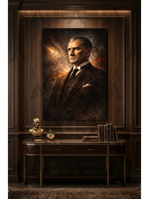 Artease Atatürk Portresi Kanvas Tablo
