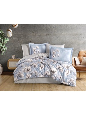 Elma Shop Çift Kişilik Poplin Nev Larmina Sky
