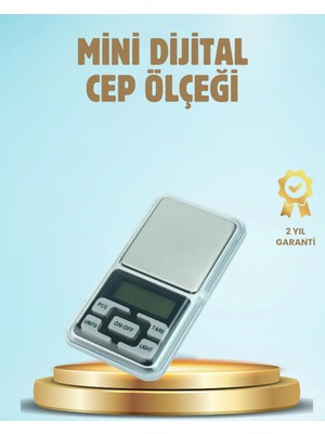 TeknoKapsül 300 gr Hassas Cep Terazisi Mavi Işıklı LCD Ekranlı