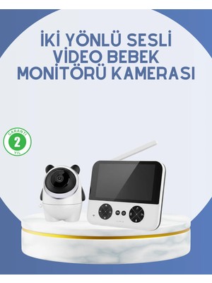 TeknoKapsül Kablosuz Bebek Monitörü 720P Görüntü ve Geniş Ekran