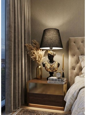 Mirsa Global Dekoratif Yunan Tanrısı Diana Model Abajur  Biblo