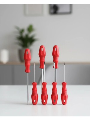 TeknoKapsül Ev ve Atölye Kullanımına Uygun 7 Parça Tornavida Seti