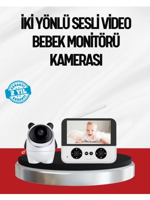 TeknoKapsül Görüntülü Bebek Monitörü 4.3 Inç Ekran ve Sesli Iletişim
